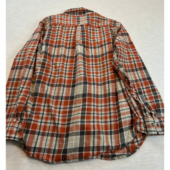 Eddie Bauer Mens Plaid Flannel Shirt Long Sleeve Button Up Big and Tall Size XXL - Picture 7 of 10